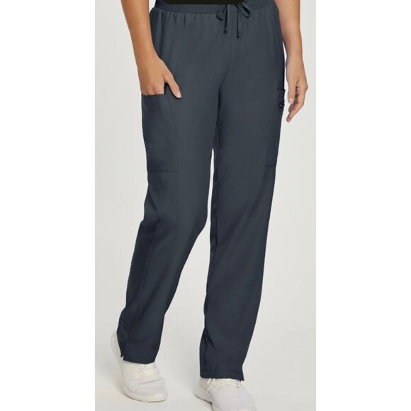Landau Forward Scrub Pants Grey Small - Picture 2 of 7